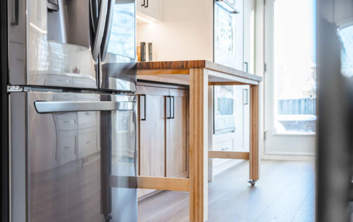 Galley Kitchen Renovation - Table View