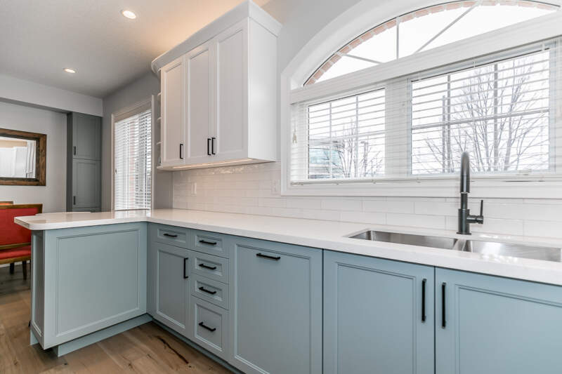 Barrie Two-Tone Custom Kitchen - Total Living Concepts - Kitchen Design