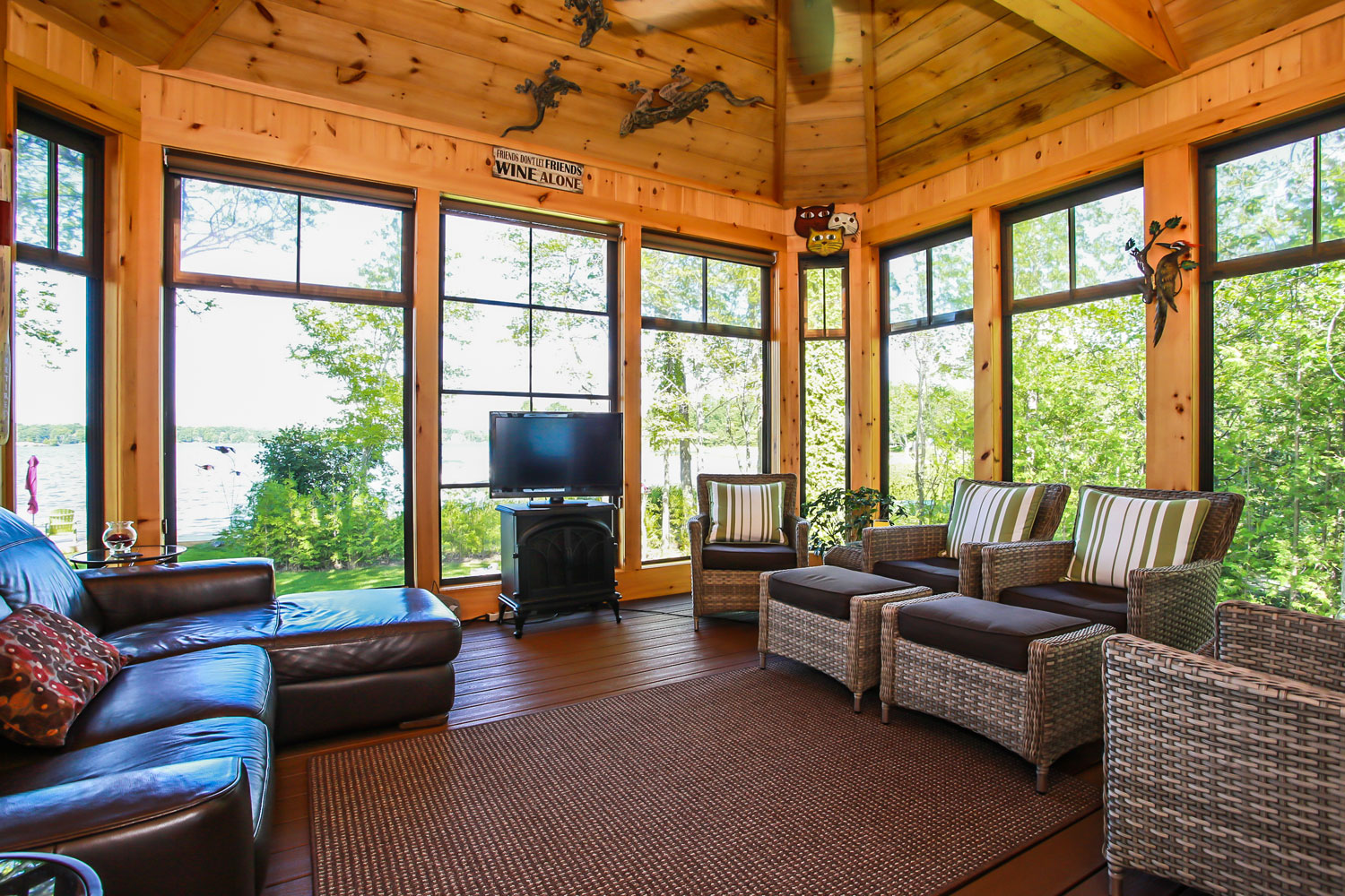 home renovation with all window walls home renovation with all window walls