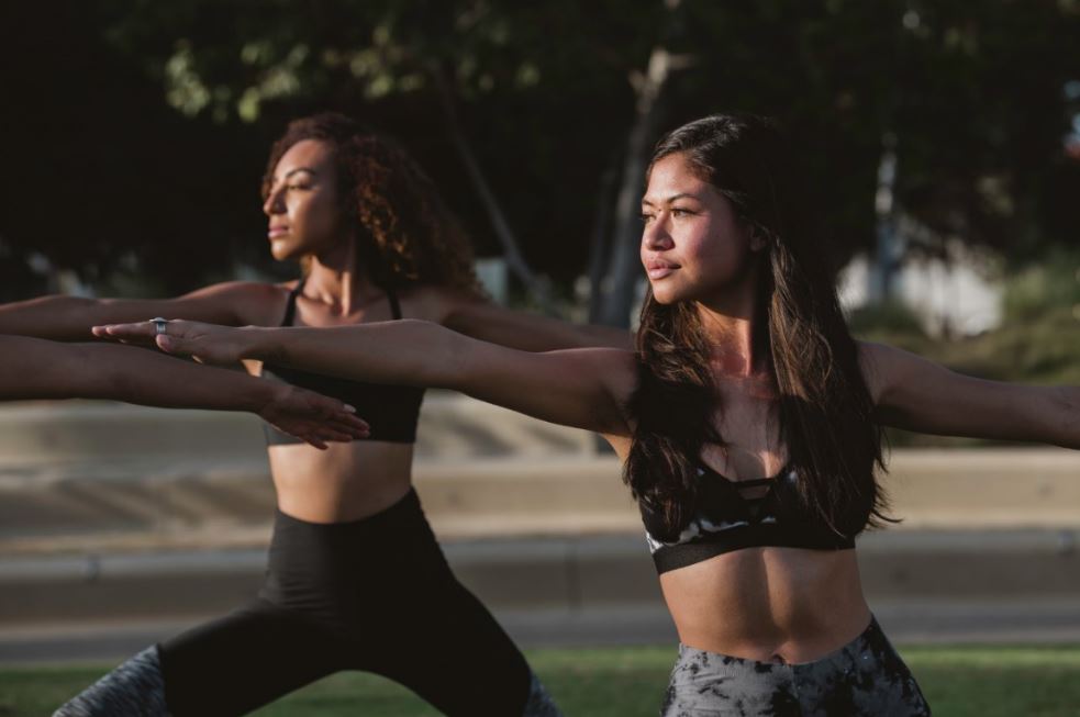 women doing yoga women doing yoga