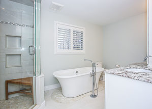 calming spa bathroom renovation and design