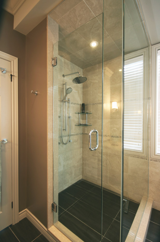 Ensuite bathroom renovation with a separate shower