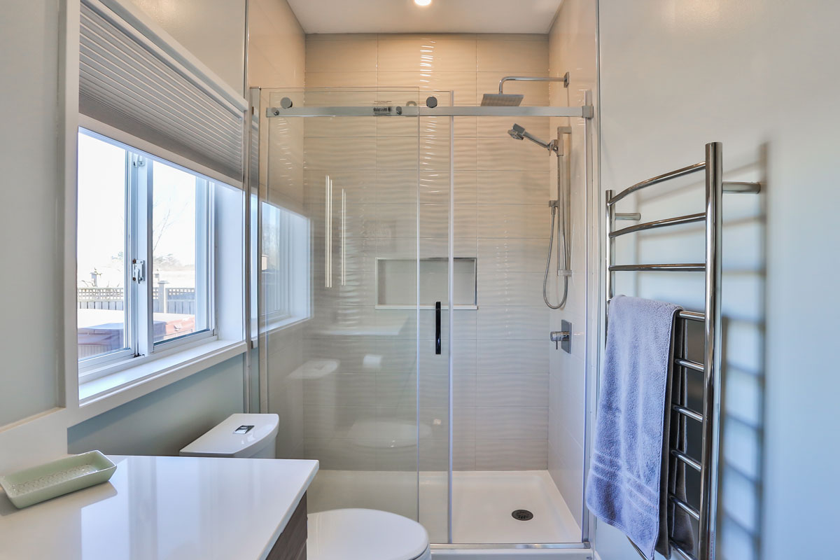 glass shower bathroom remodel